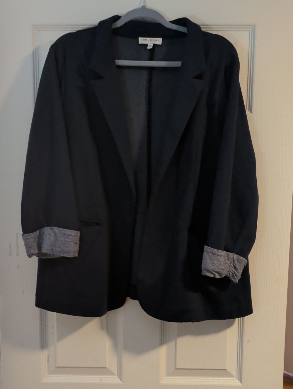Madewell Black Open-Front Blazer Jacket